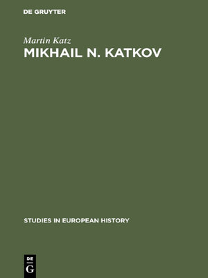cover image of Mikhail N. Katkov